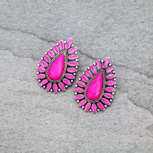 McClure Fashion Teardrop Cluster Post Earrings