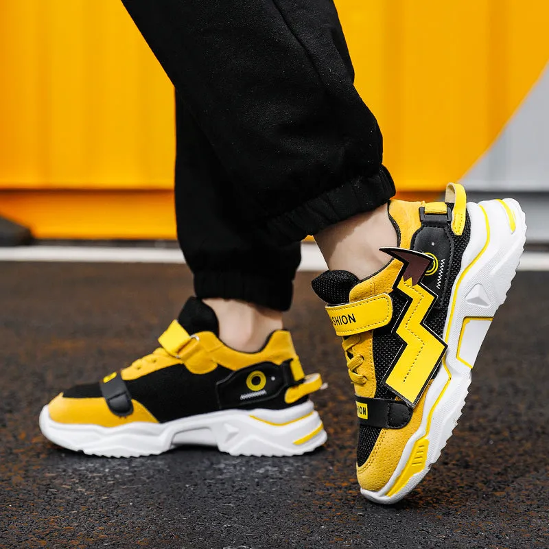Medium And Big Kids Plus Cashmere Warm Sports Shoes