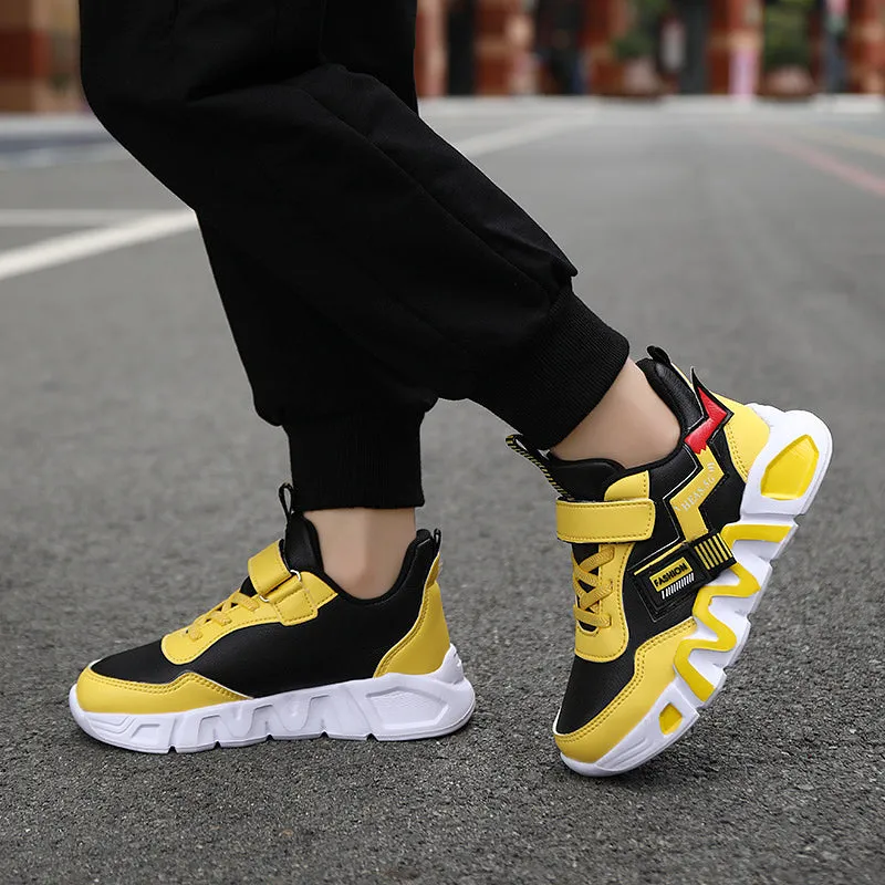 Medium And Big Kids Plus Cashmere Warm Sports Shoes
