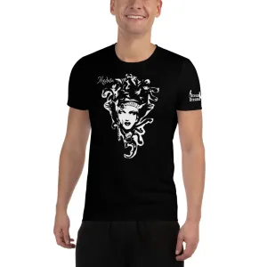 Medusa by Artist Yoko Tomita design All-Over Print Men's Athletic T-shirt