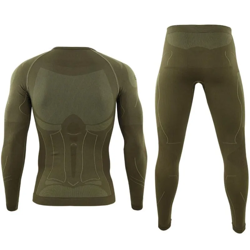 Men Thermal Underwear Set Comfortable Warm Outdoor Sport Tights Suit