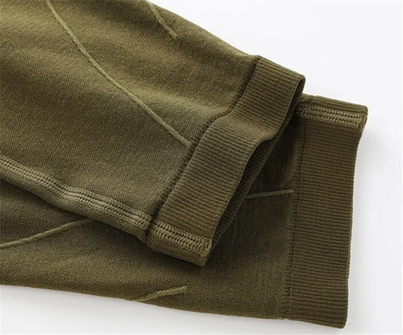Men Thermal Underwear Set Comfortable Warm Outdoor Sport Tights Suit