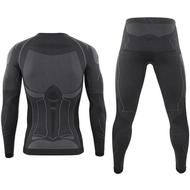 Men Thermal Underwear Set Comfortable Warm Outdoor Sport Tights Suit