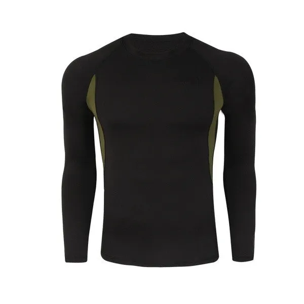 Men Thermal Underwear Set Comfortable Warm Outdoor Sport Tights Suit