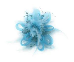 Men's Fashion Lapel Flower- Flower6 Sky Blue
