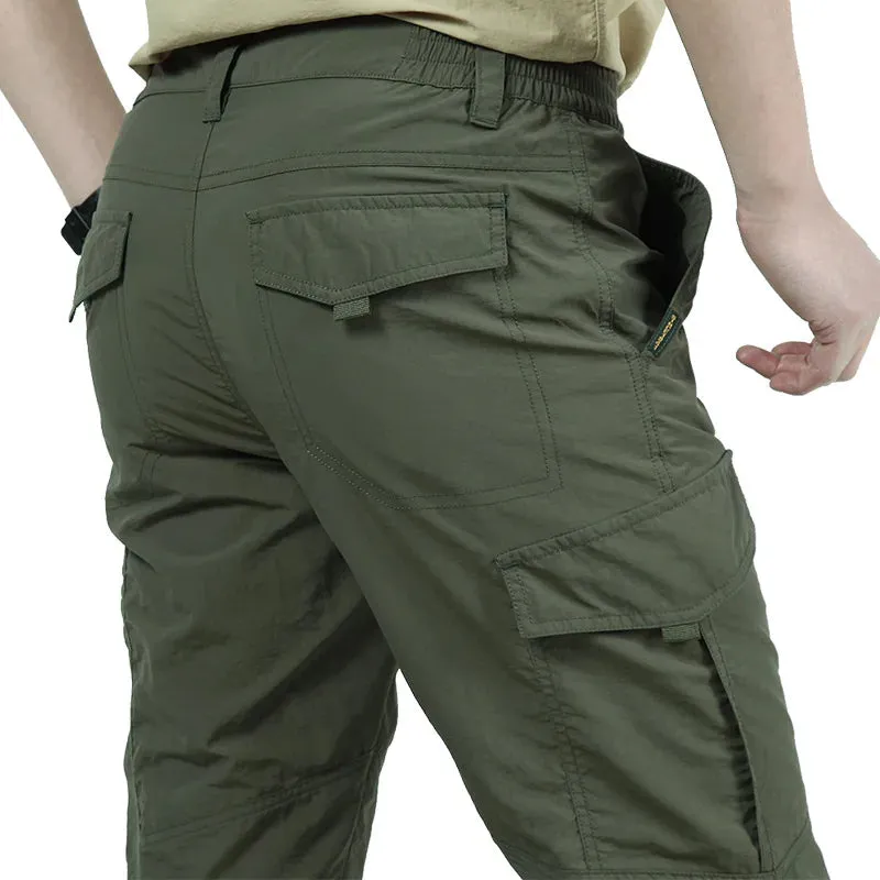 Men's Lightweight Waterproof Tactical Cargo Pants