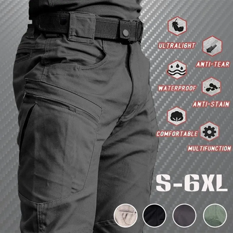 Men's Lightweight Waterproof Tactical Cargo Pants