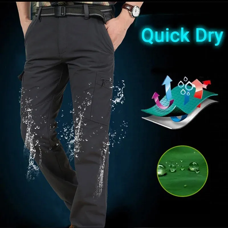 Men's Lightweight Waterproof Tactical Cargo Pants