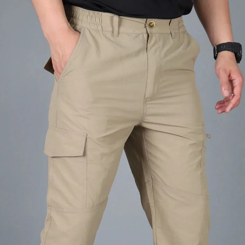 Men's Lightweight Waterproof Tactical Cargo Pants