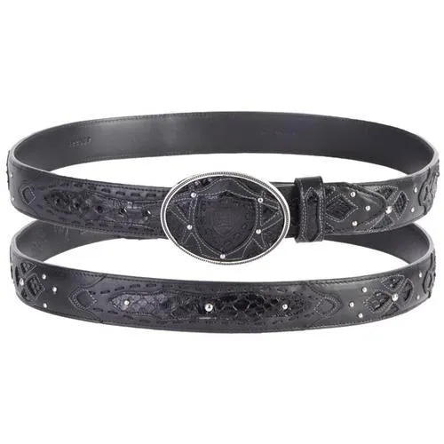Men's Wild West Python Belt