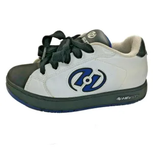 Mens Youth Heelys Hurricane Skate Shoes Size 5 Style 7224 White Black Wheels