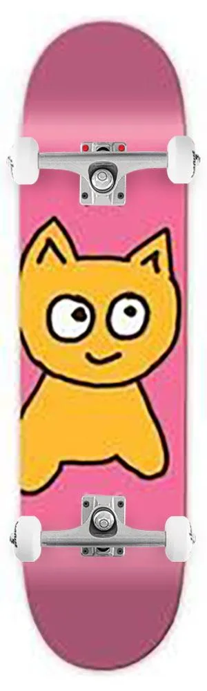 Meow DSM Big Cat Pink x Venom Custom Complete Skateboard - 7.25"