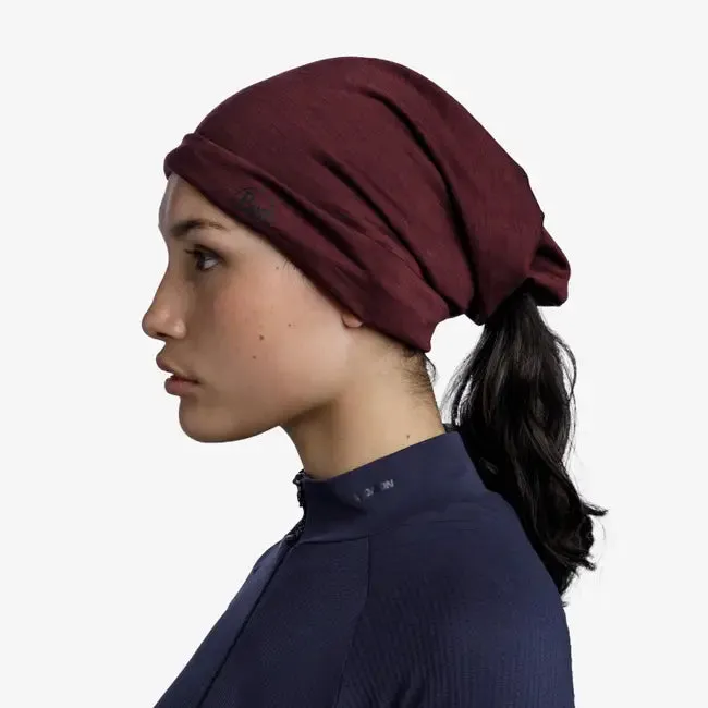 Merino Lightweight Neckwear - Solid Garnet