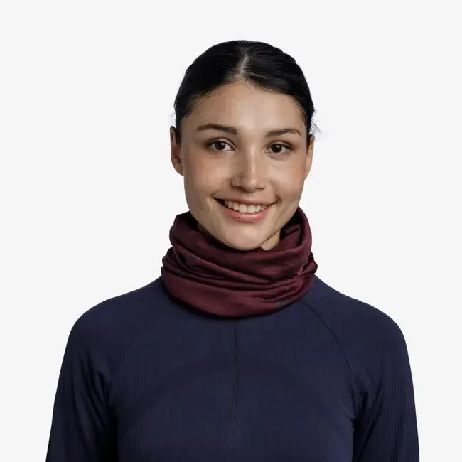 Merino Lightweight Neckwear - Solid Garnet