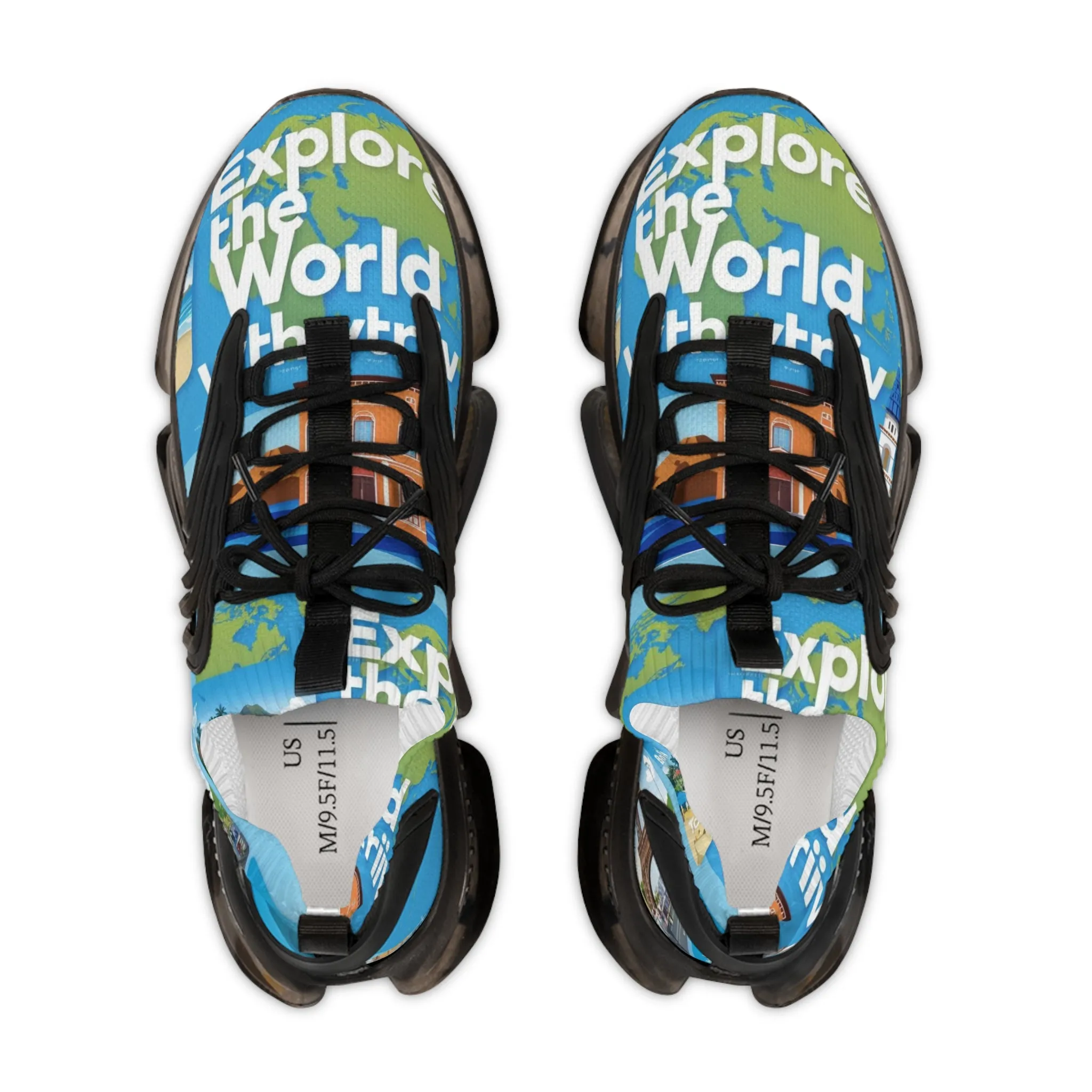 Mesh Sneakers - Explore the World Men's Trendy Travel Shoes