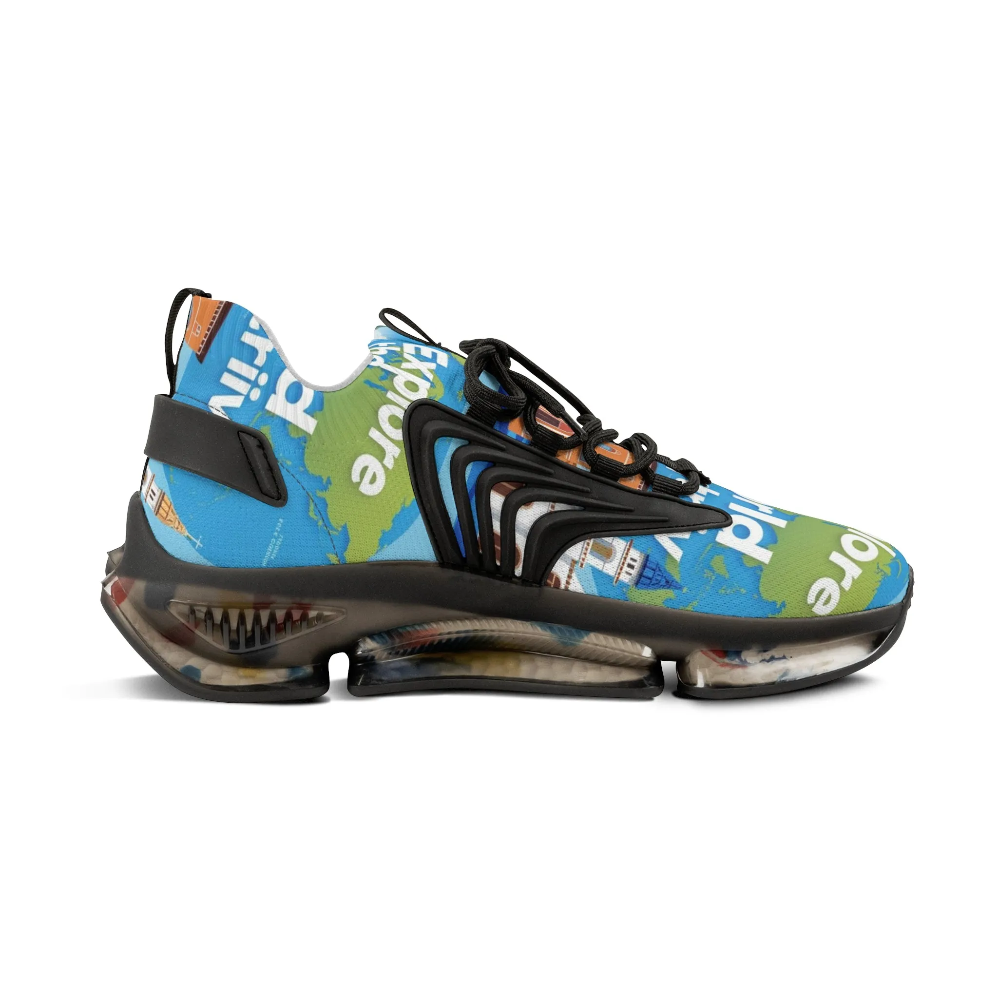 Mesh Sneakers - Explore the World Men's Trendy Travel Shoes