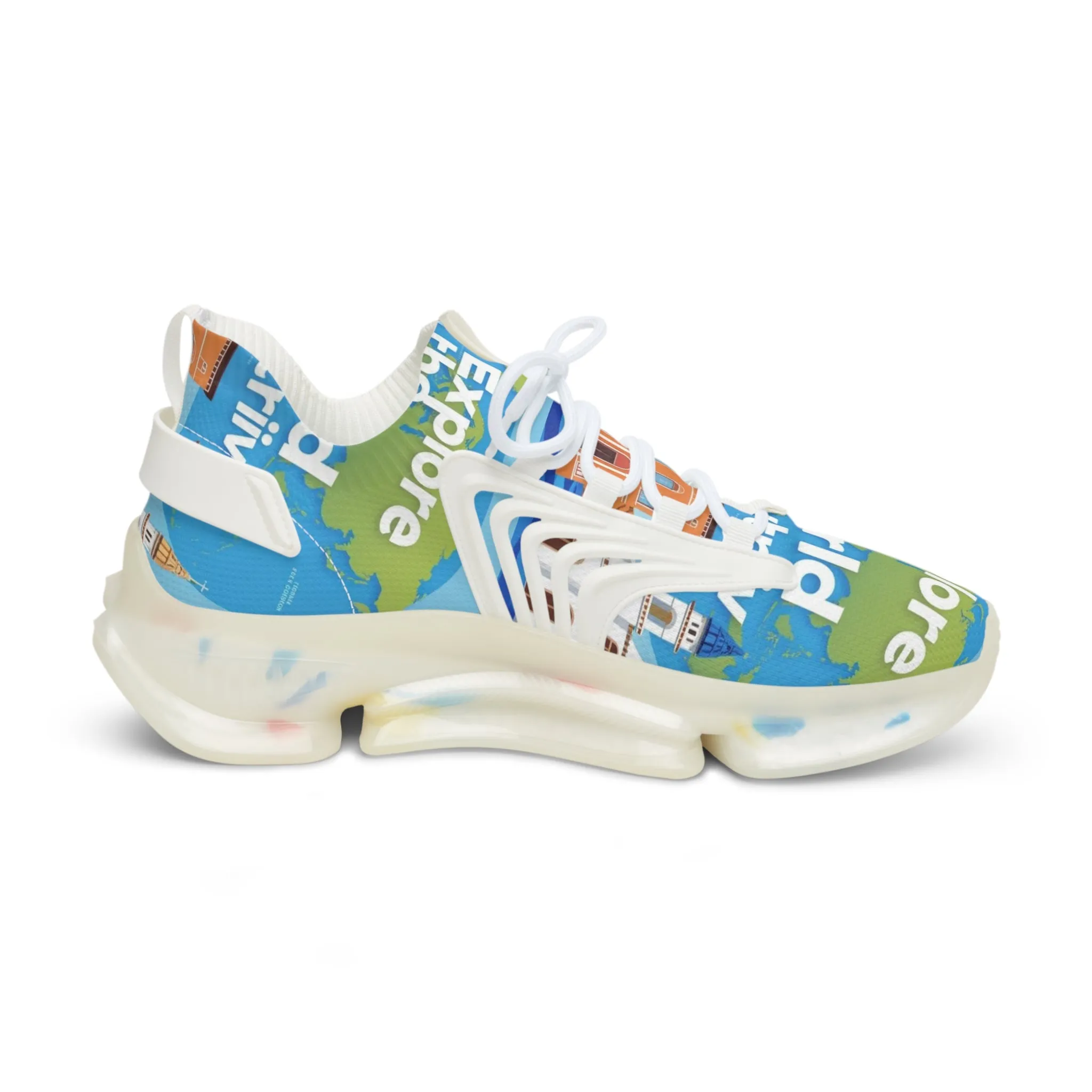 Mesh Sneakers - Explore the World Men's Trendy Travel Shoes
