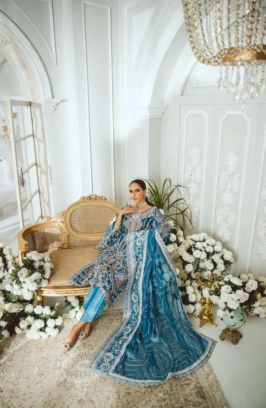 MFD-0001-INCREDIBLE SWAG | Maryum N Maria Luxury Chiffon Collection 2021 | Unstitched Embroidered Net Suits