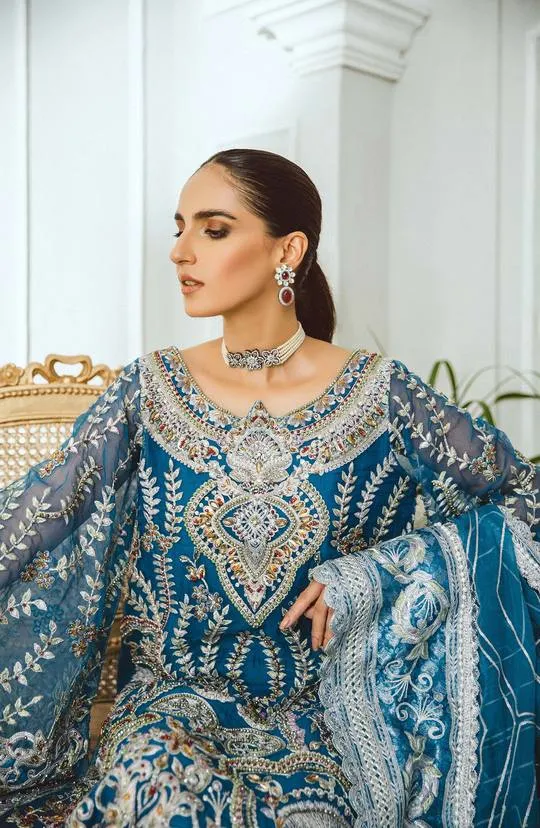 MFD-0001-INCREDIBLE SWAG | Maryum N Maria Luxury Chiffon Collection 2021 | Unstitched Embroidered Net Suits