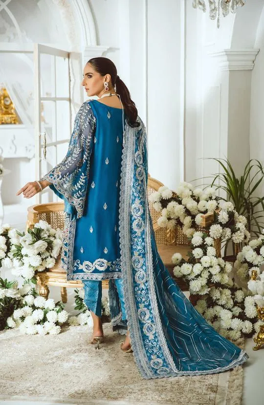 MFD-0001-INCREDIBLE SWAG | Maryum N Maria Luxury Chiffon Collection 2021 | Unstitched Embroidered Net Suits