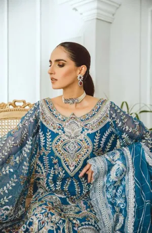 MFD-0001-INCREDIBLE SWAG | Maryum N Maria Luxury Chiffon Collection 2021 | Unstitched Embroidered Net Suits