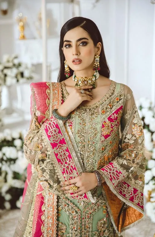 MFD-0004-Happy Harvest | Maryum N Maria Luxury Chiffon Collection 2021 | Unstitched Embroidered Net Suits