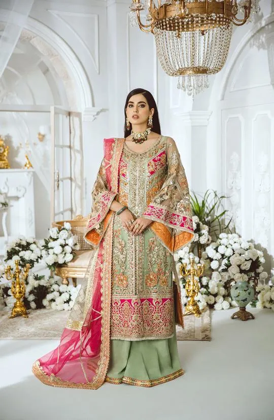 MFD-0004-Happy Harvest | Maryum N Maria Luxury Chiffon Collection 2021 | Unstitched Embroidered Net Suits