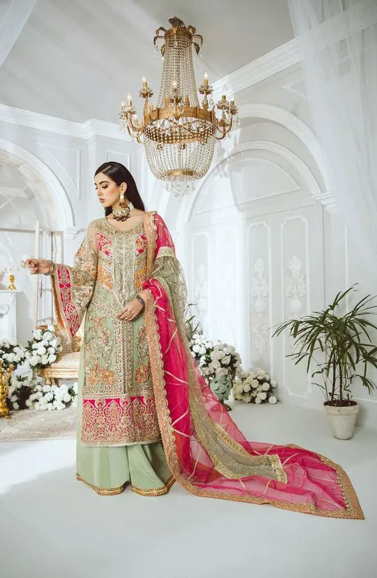 MFD-0004-Happy Harvest | Maryum N Maria Luxury Chiffon Collection 2021 | Unstitched Embroidered Net Suits