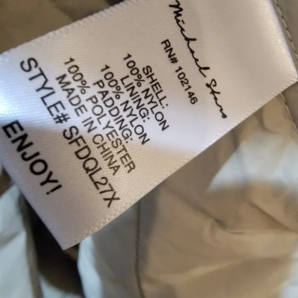 Michael Stars Sonnet Quilted Jacket Light Olive Size 2X NEW!