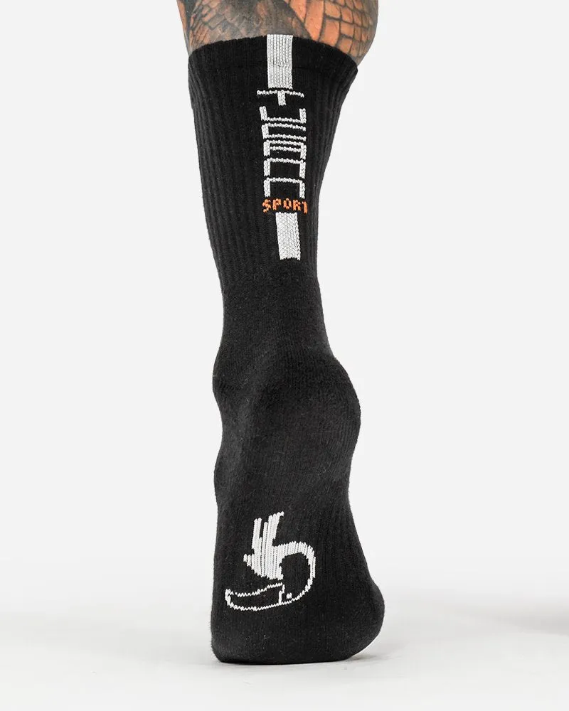 Mid-Rise Socks - Black
