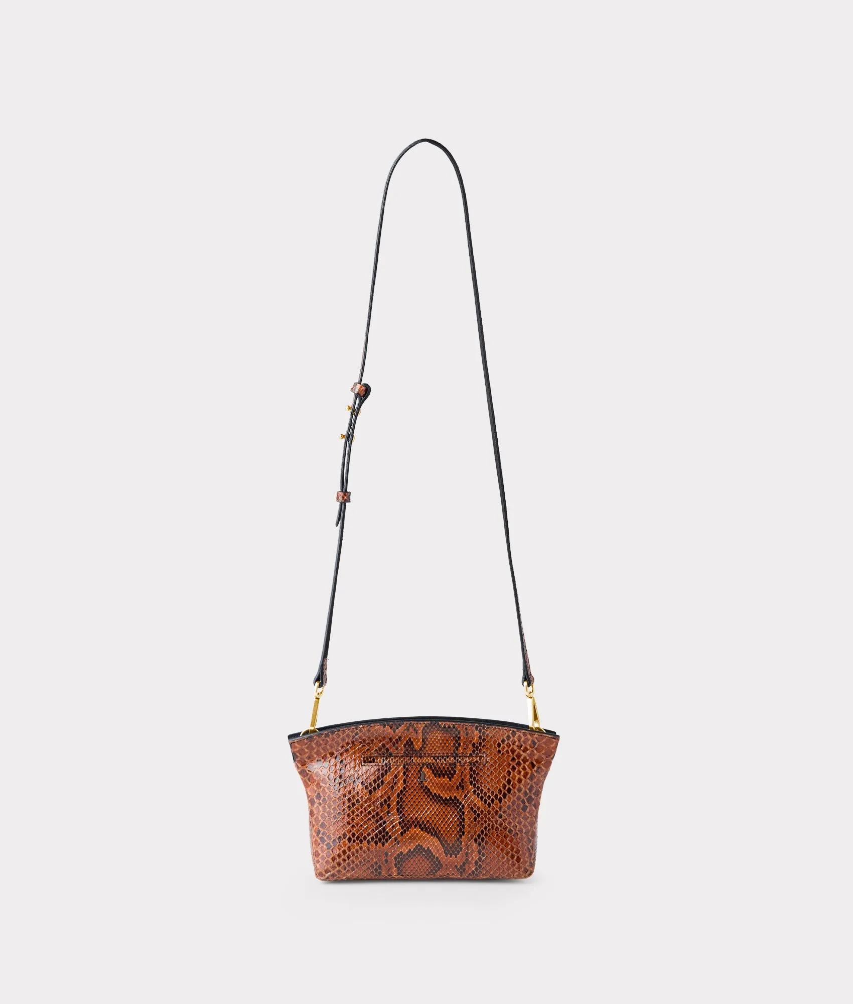 Mini Elle Exotic Clutch :: Amber