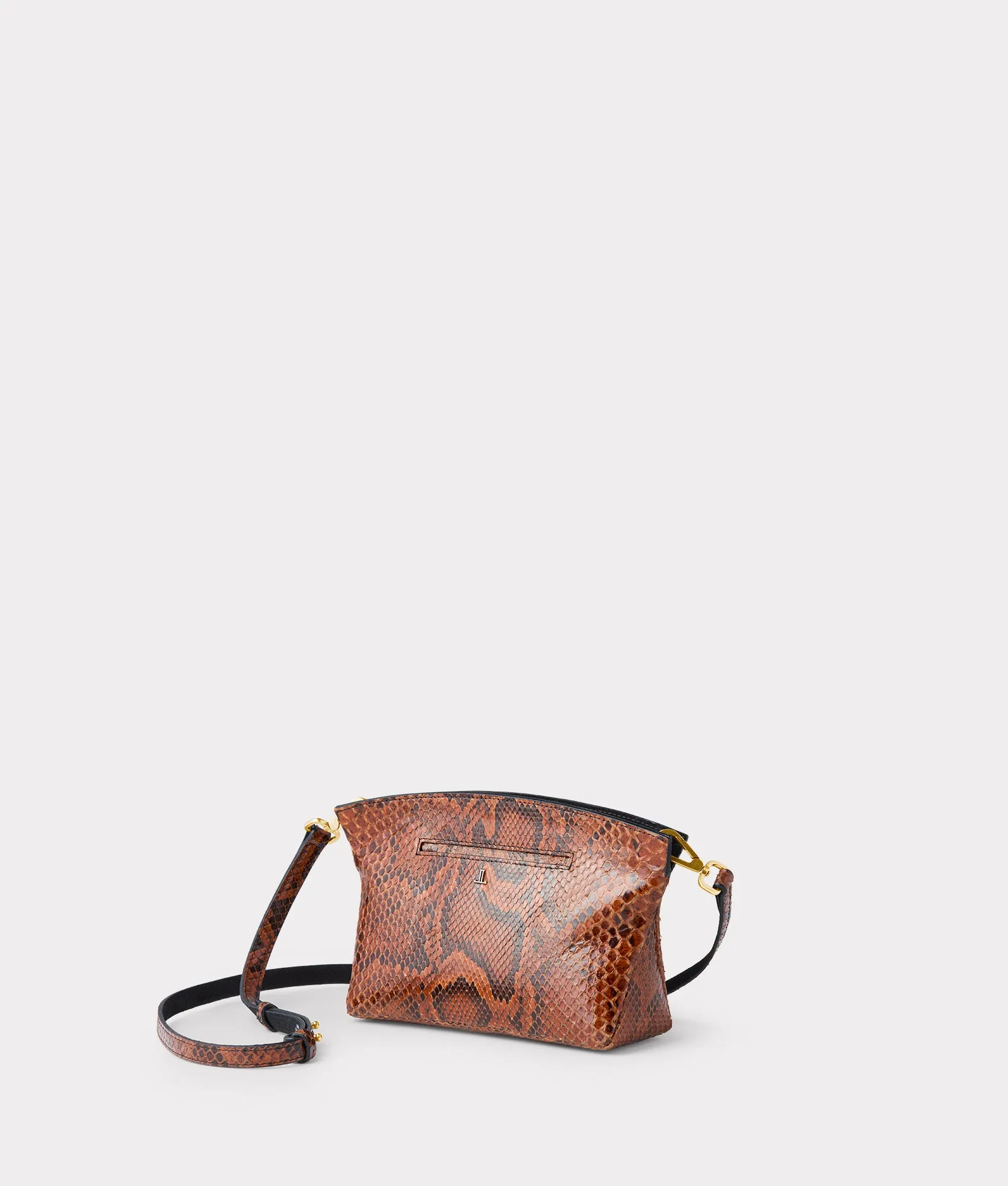 Mini Elle Exotic Clutch :: Amber