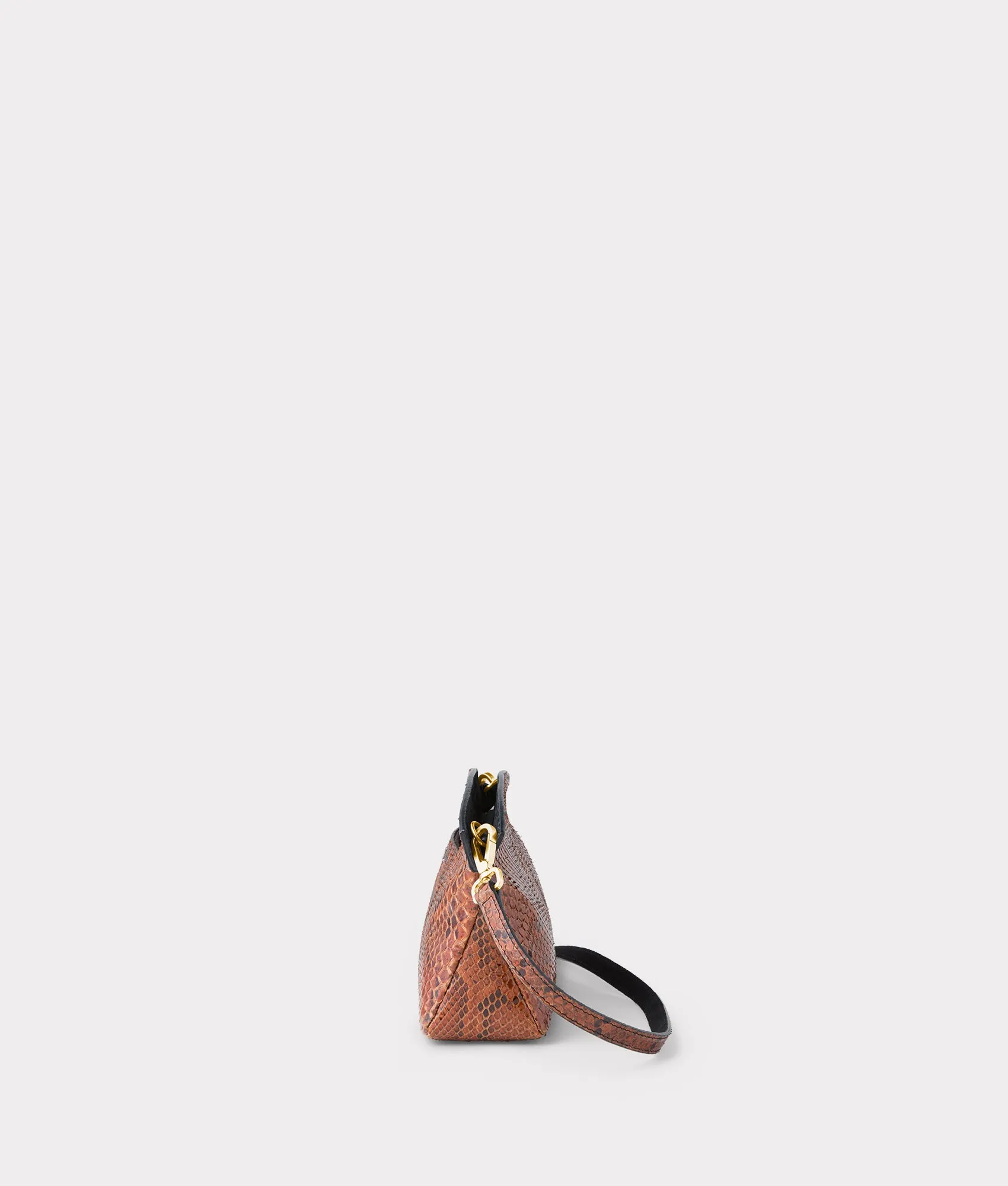 Mini Elle Exotic Clutch :: Amber
