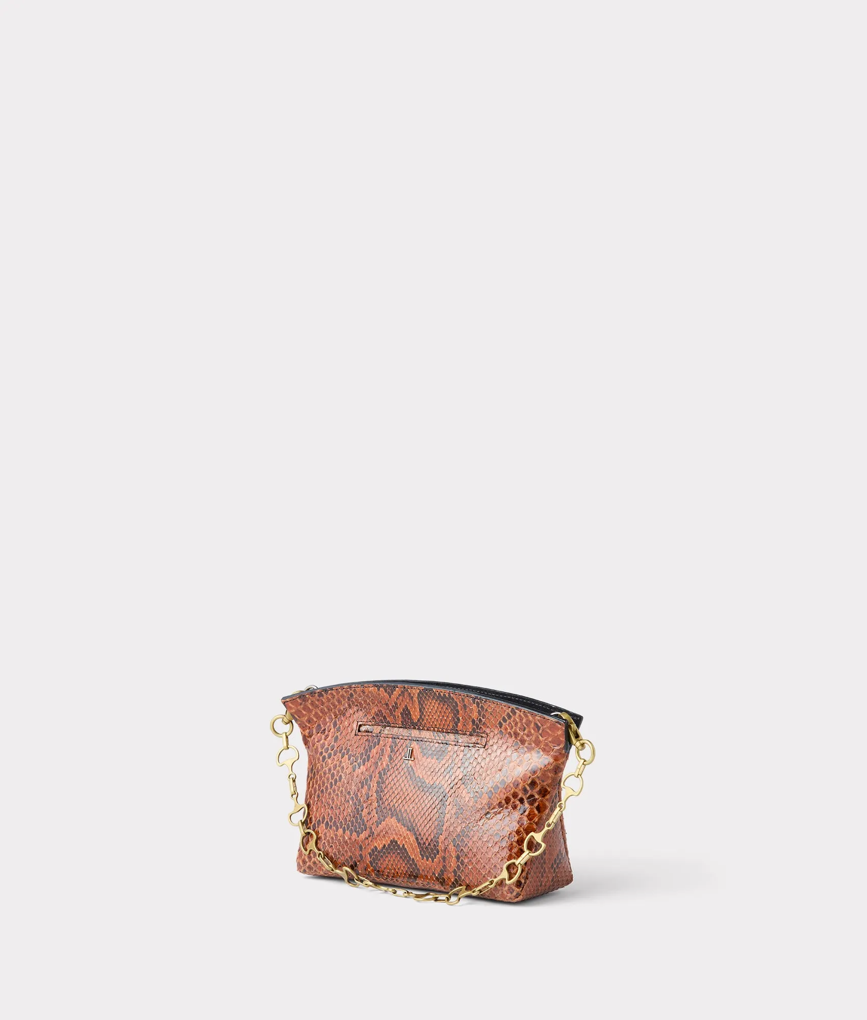 Mini Elle Exotic Clutch :: Amber