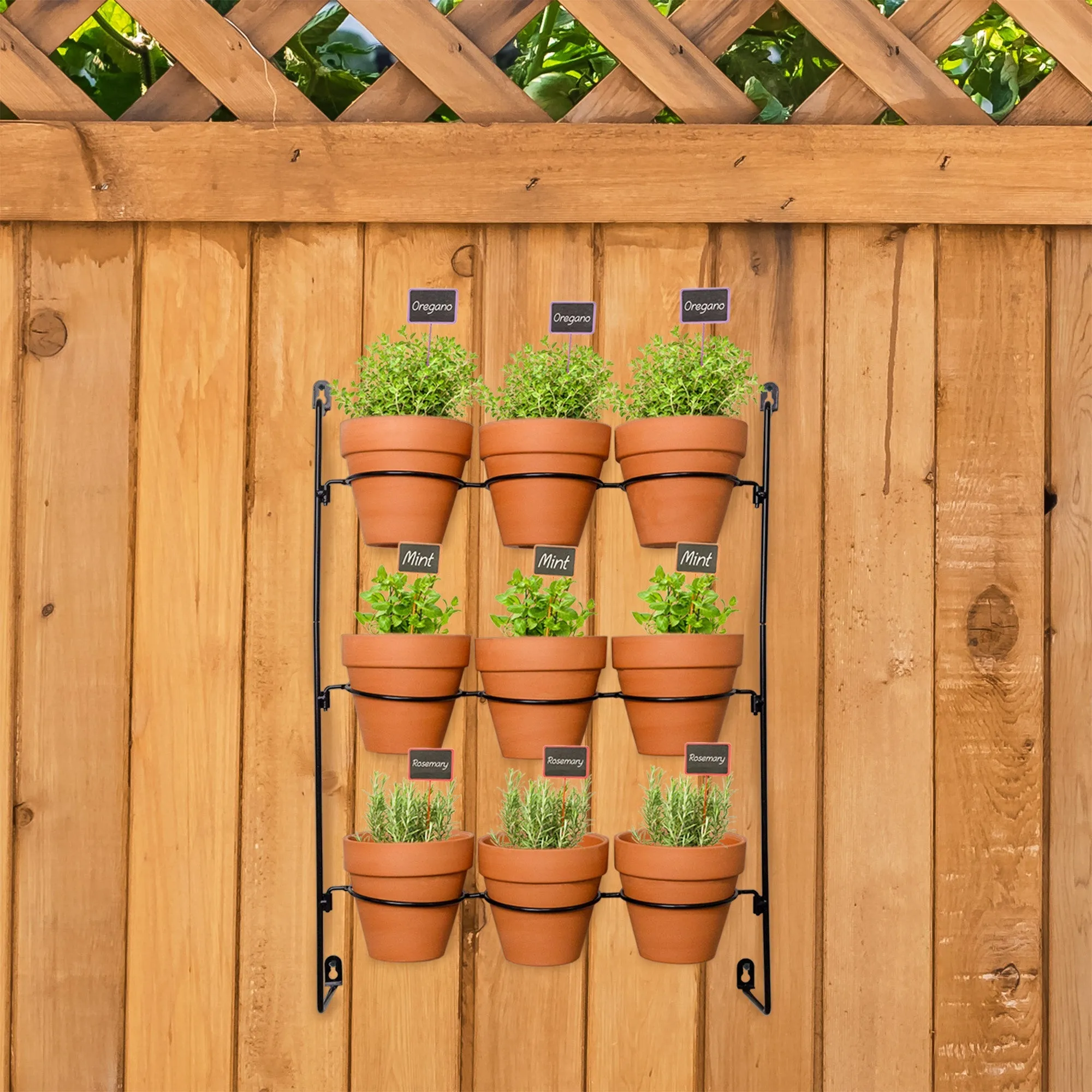Mini Flower Pot Hanging Rack (Holds 4-Inch Pots, Case of 18)
