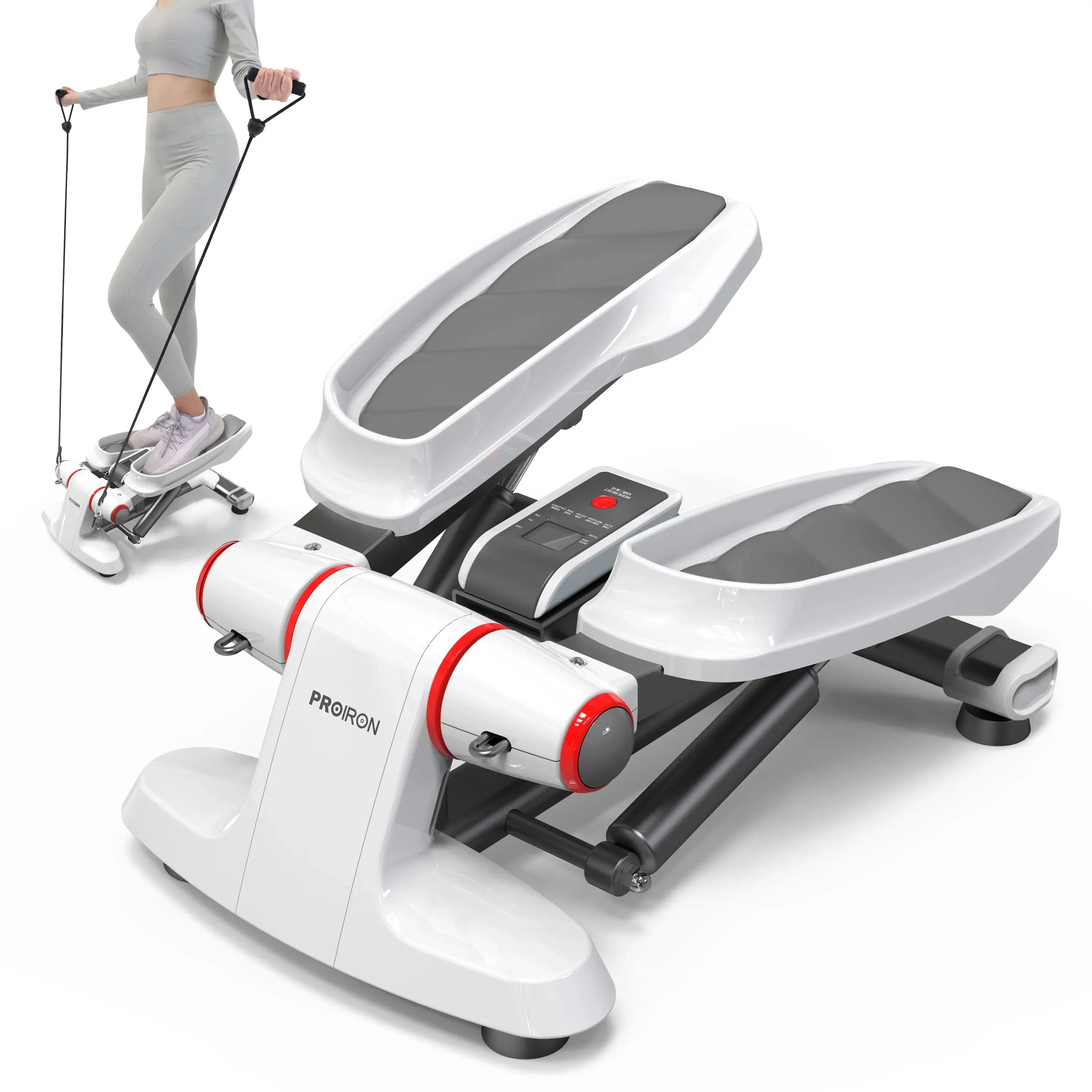 Mini Hydraulic Stepper with LCD Monitor   Free Resistance bands