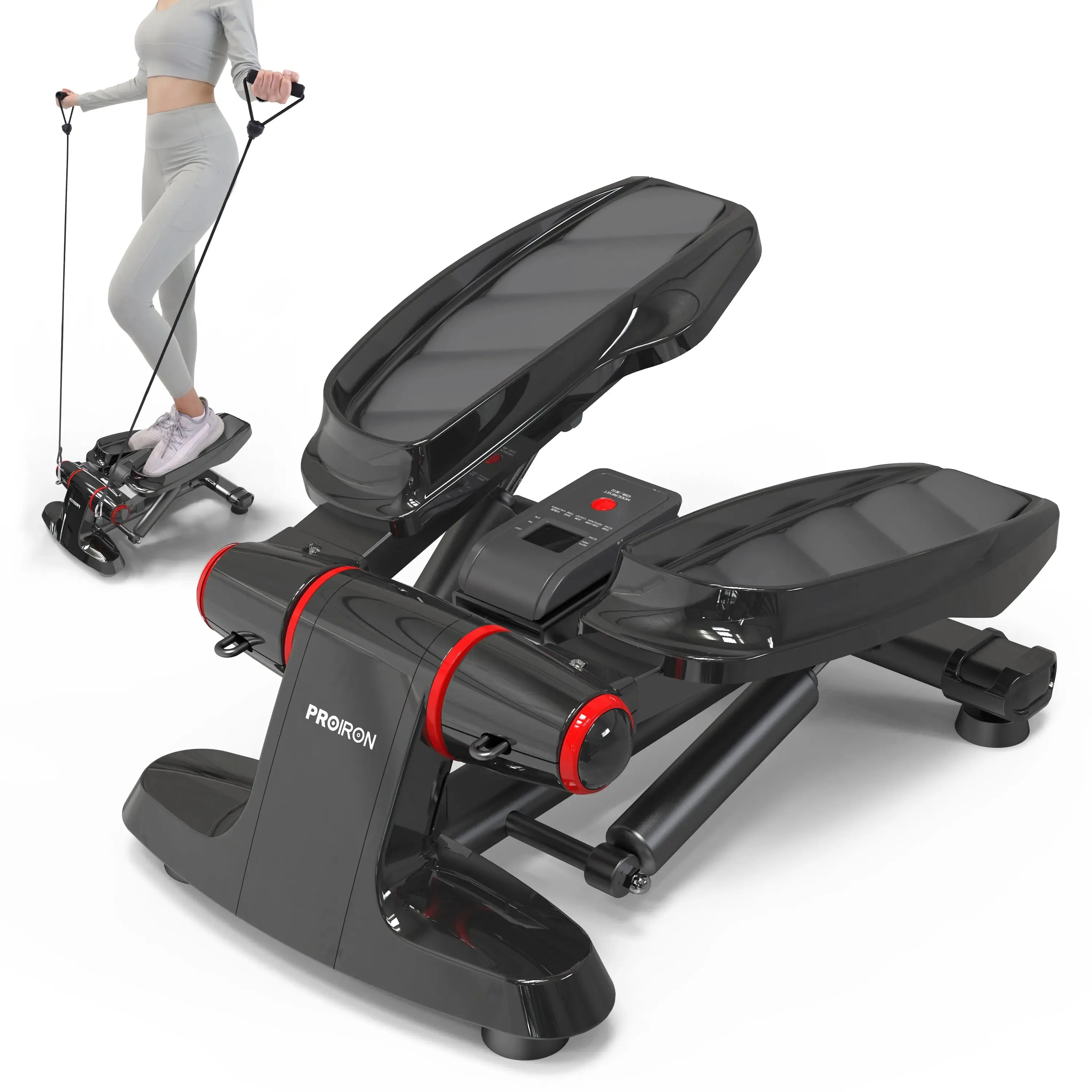 Mini Hydraulic Stepper with LCD Monitor   Free Resistance bands