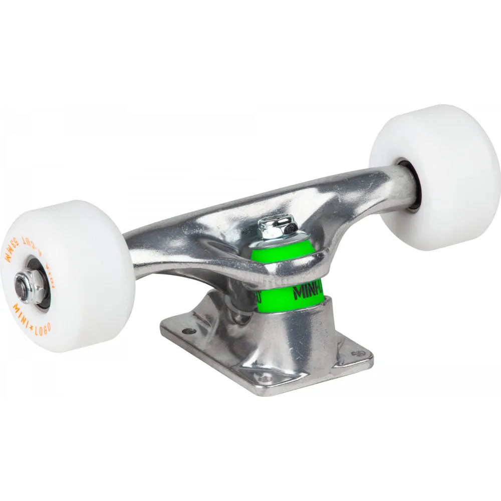 Mini Logo - 7.63 Trucks & Wheels Package Raw
