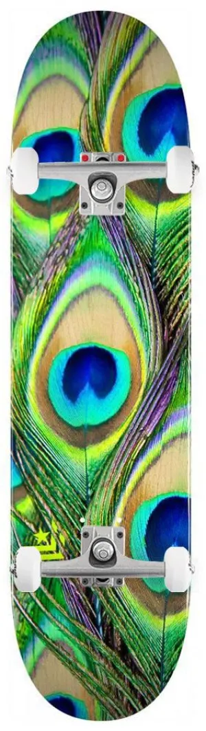 Mini Logo FF&F 18 Peacock 191 Mini Custom Complete Skateboard - 7.5"