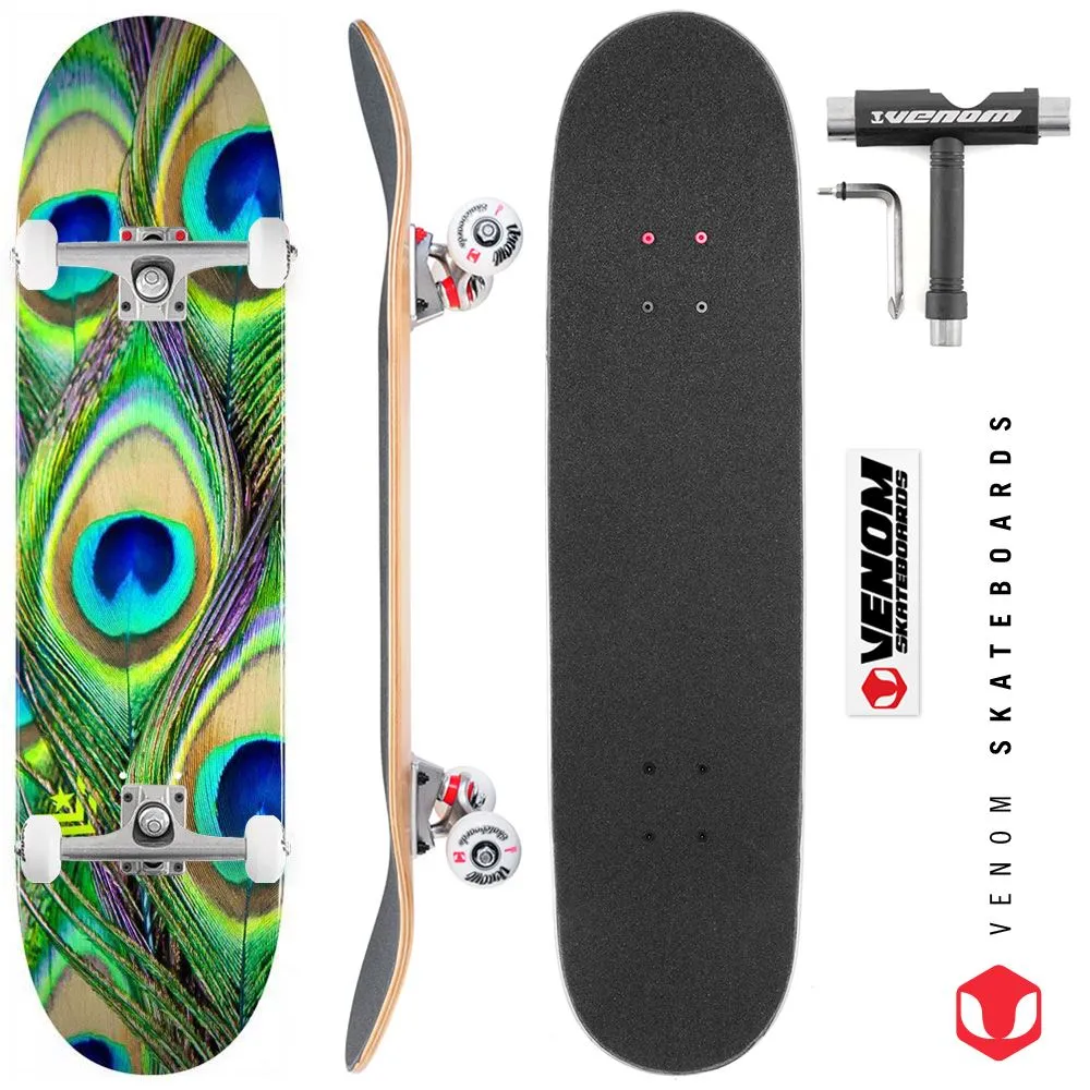Mini Logo FF&F 18 Peacock 191 Mini Custom Complete Skateboard - 7.5"