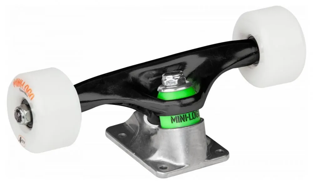 Mini Logo Truck 53mm Wheels Black/Raw Undercarriage Kit  - 7.63"
