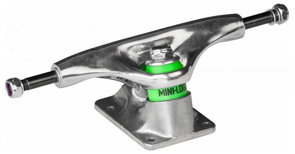Mini Logo Trucks 7.13 (Set of 2) Raw Skateboard Trucks - 7.13"