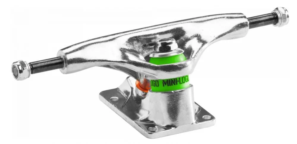 Mini Logo Trucks 7.63 (Set of 2) Raw Skateboard Trucks - 7.63"