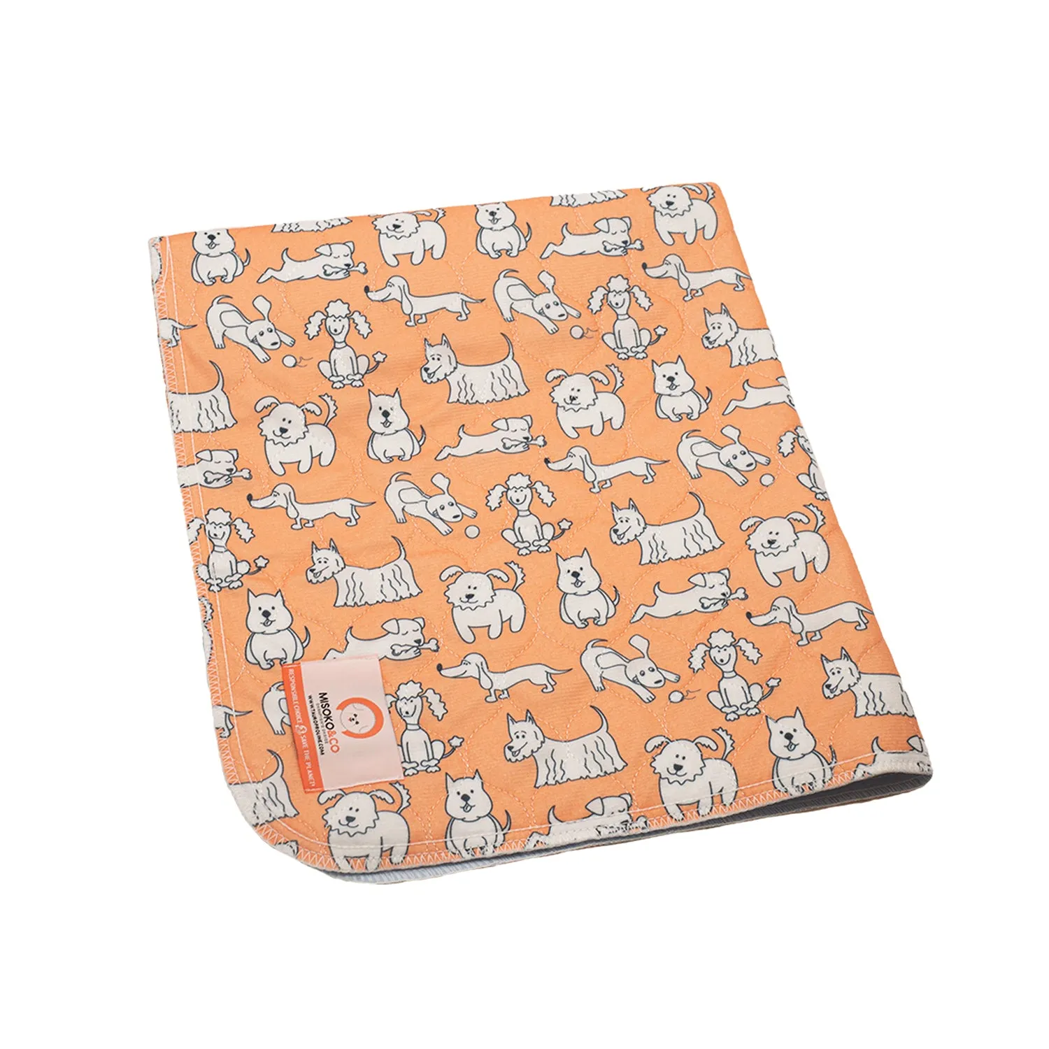 Misoko reusable pee pad for dogs, with puppies