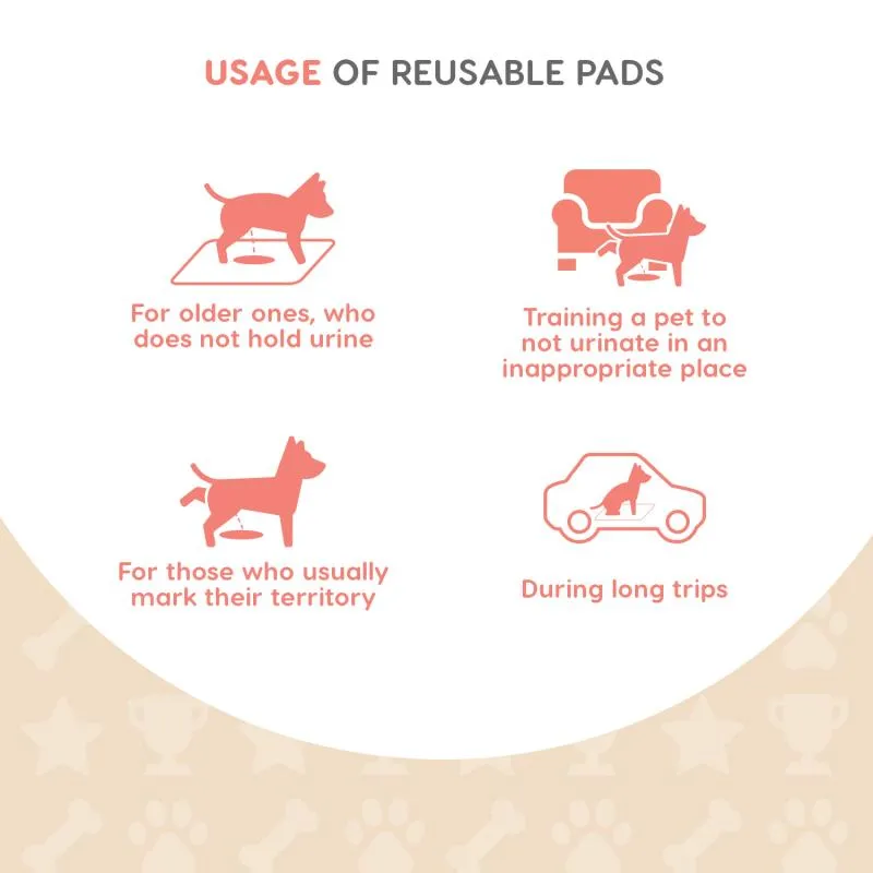 Misoko reusable pee pad for dogs, with puppies