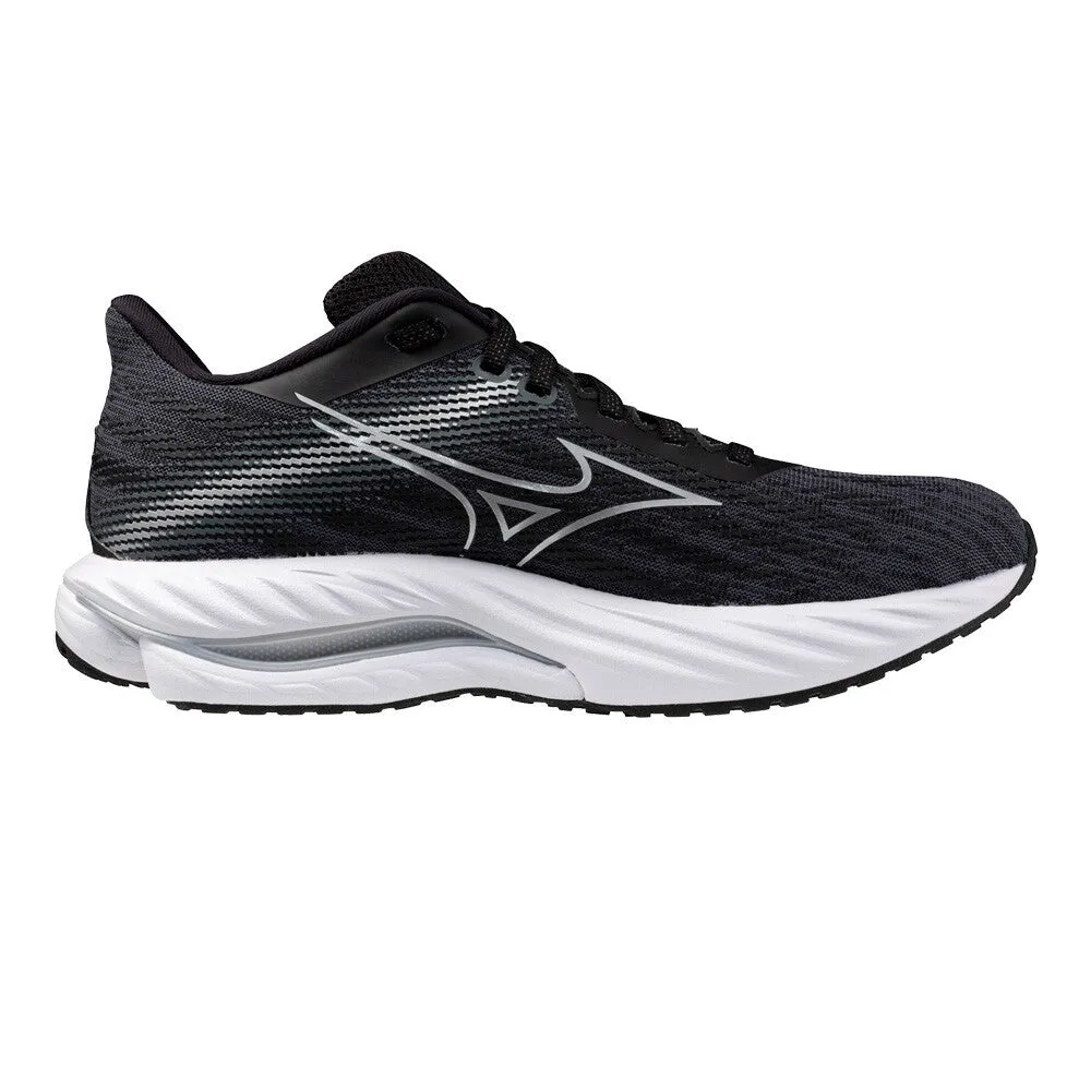 Mizuno Wave Inspire 21 Wide (Womens) - Black/Silver Metallic/Grey