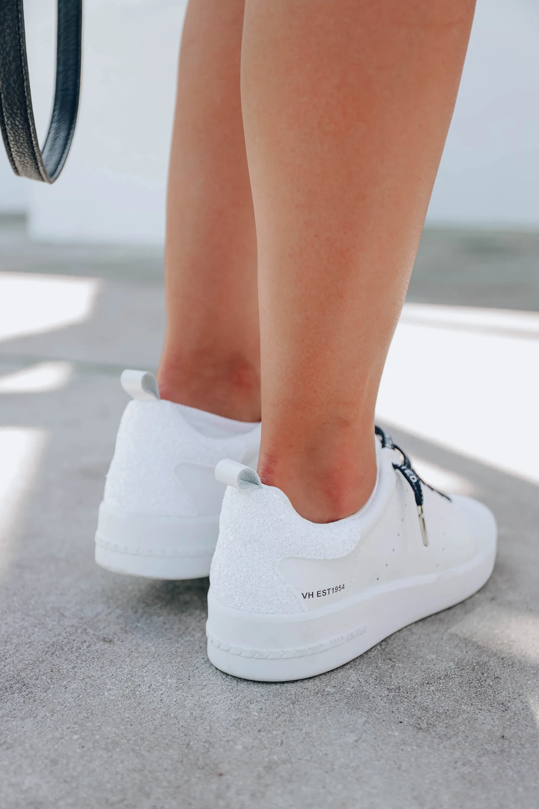 *MODEL* Grant Vintage Havana Sneaker - White - SIZE 8 - FINAL SALE