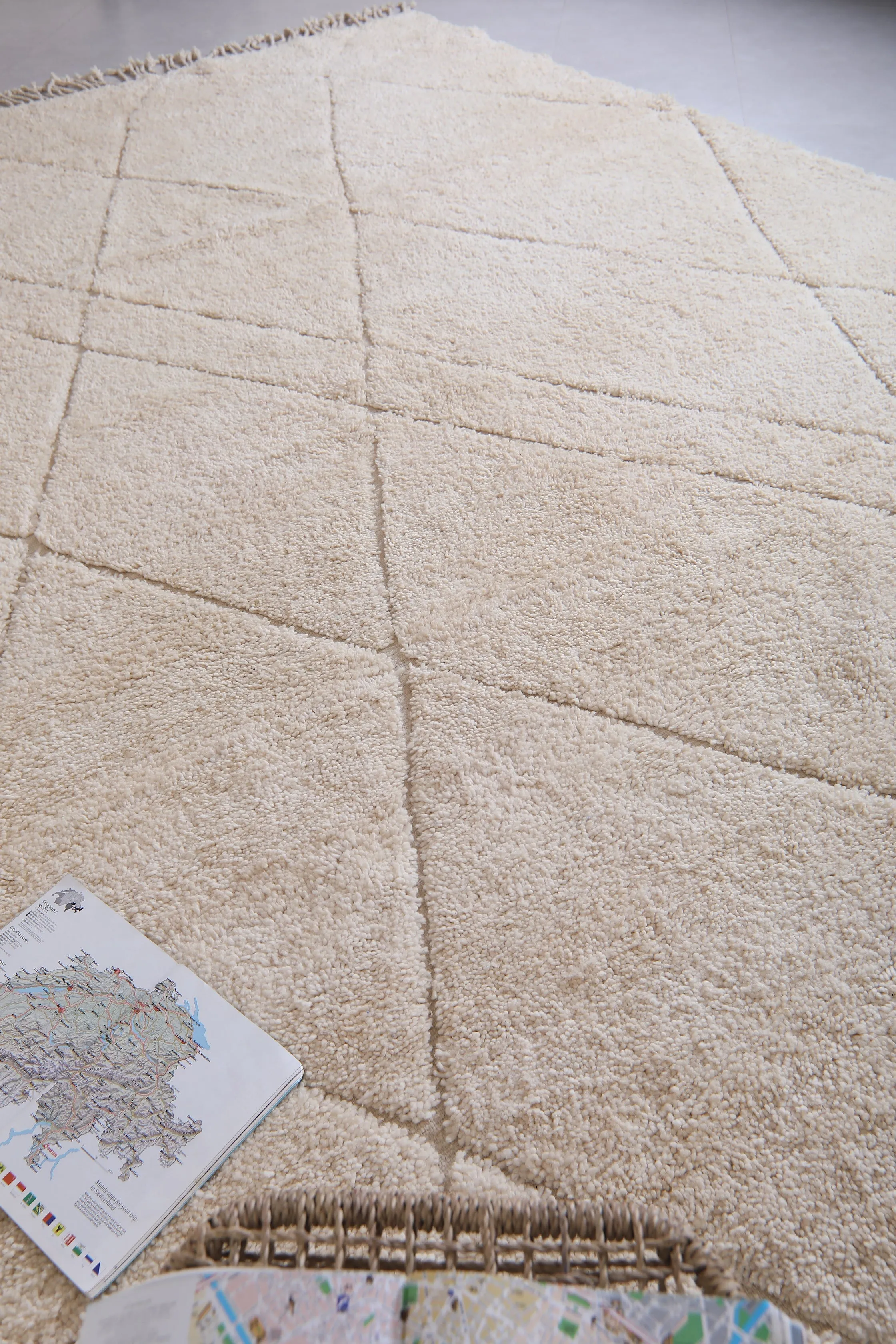 Moroccan Ivory rug - Custom rug - Berber rug - Contemporary rug