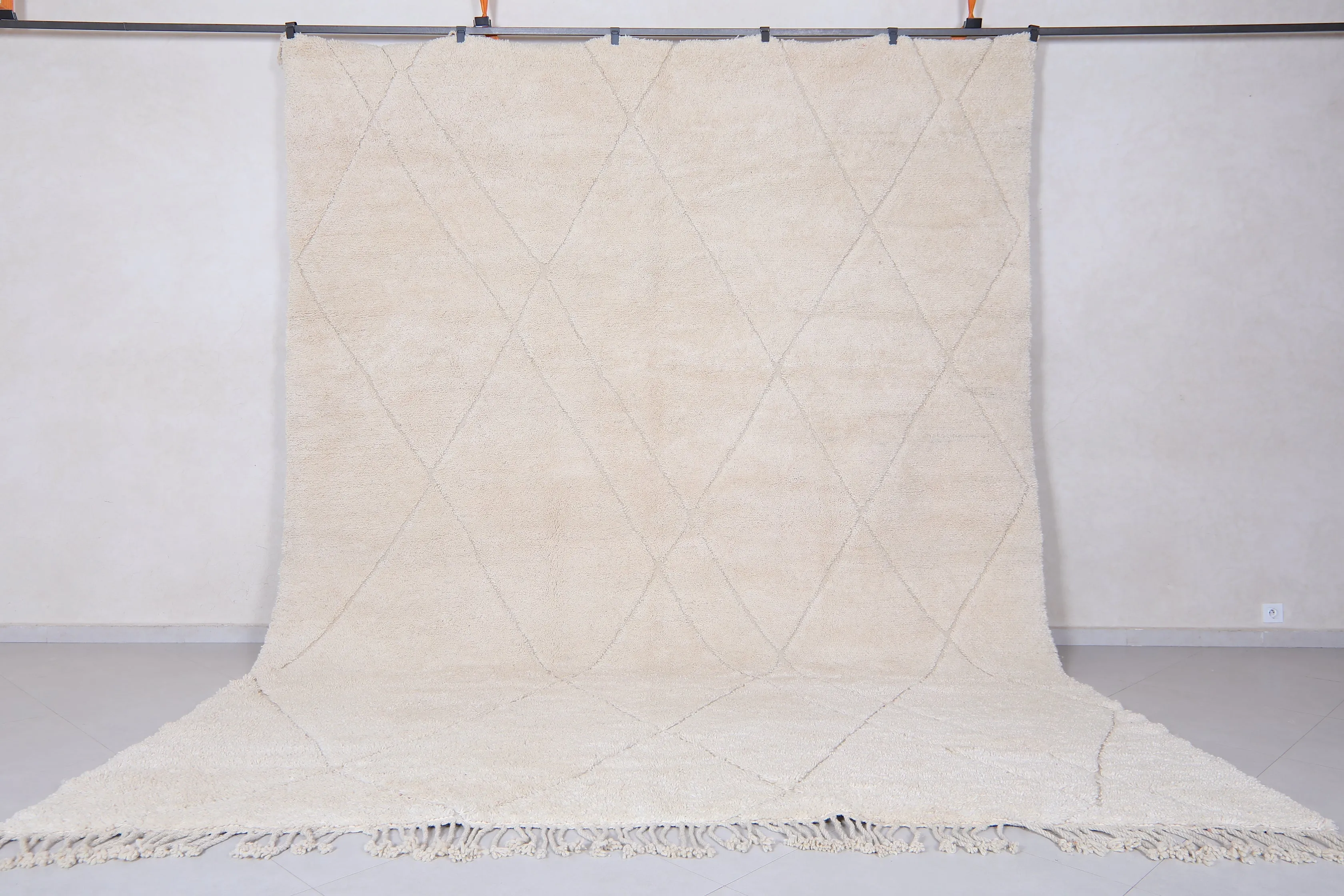 Moroccan Ivory rug - Custom rug - Berber rug - Contemporary rug