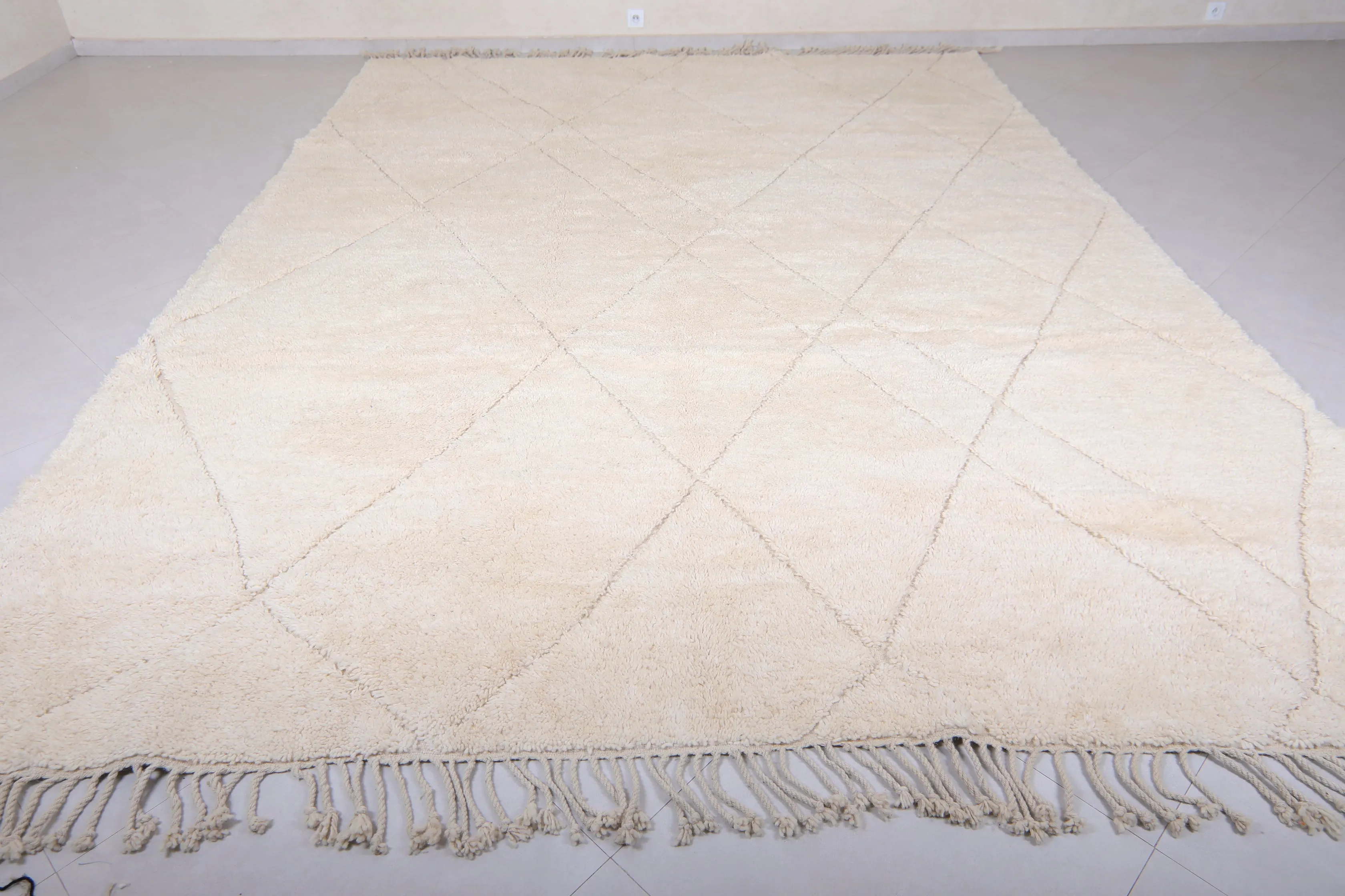 Moroccan Ivory rug - Custom rug - Berber rug - Contemporary rug